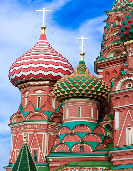 St. Catedral de Basilio en la Plaza Roja, Moscú, Rusia —  Fotos de Stock