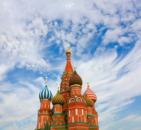 Cattedrale di Vasilij il Beato sulla Piazza Rossa Mosca Russia — Foto Stock