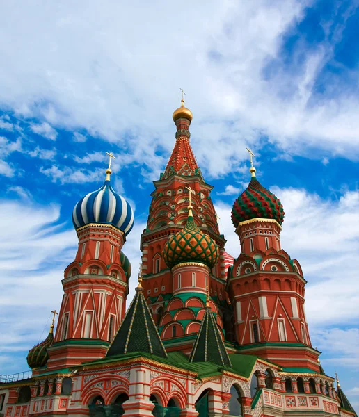 Saint basil's cathedral i Moskva — Stockfoto