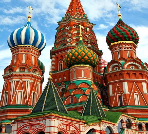 Pyhän Vasilin katedraali Moskovassa — kuvapankkivalokuva