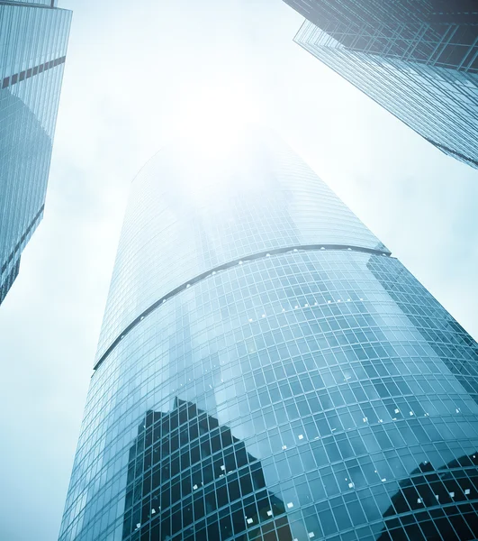 Business skyscrapers of downtown — Stock Photo, Image
