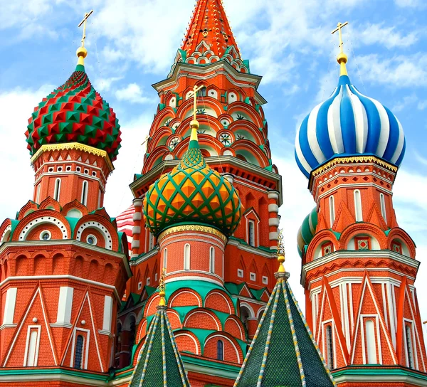 聖ワシリイ大聖堂、モスクワで — ストック写真