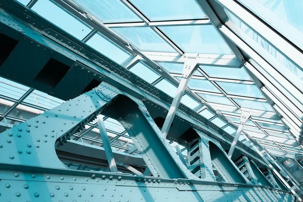 stock image Glazed corridor in office center