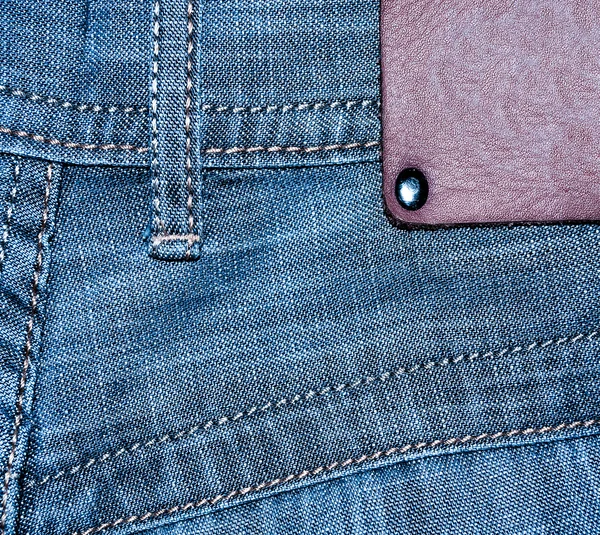 Shabby jeans zak — Stockfoto