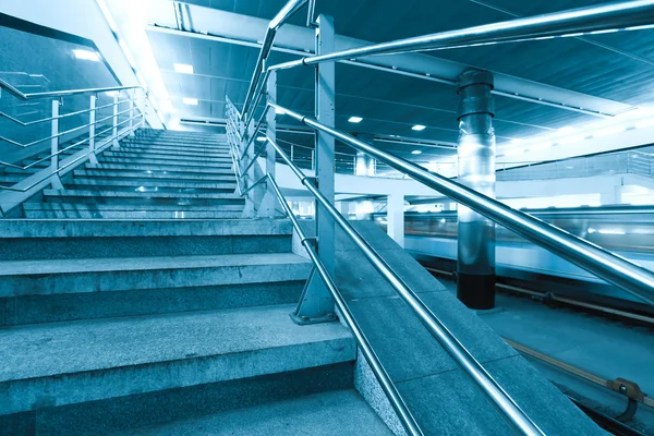 Staircase in metro station — Stock Photo, Image