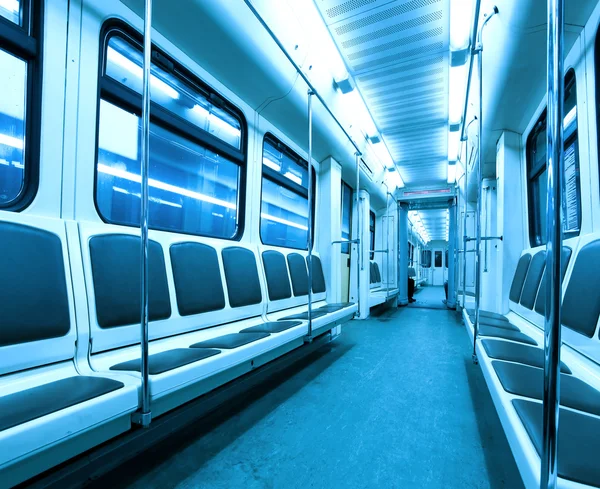 Wnętrze współczesny szybki pociąg — Zdjęcie stockowe