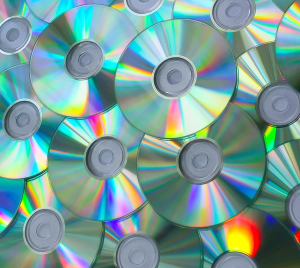 Prázdný kompaktní disky — Stock fotografie