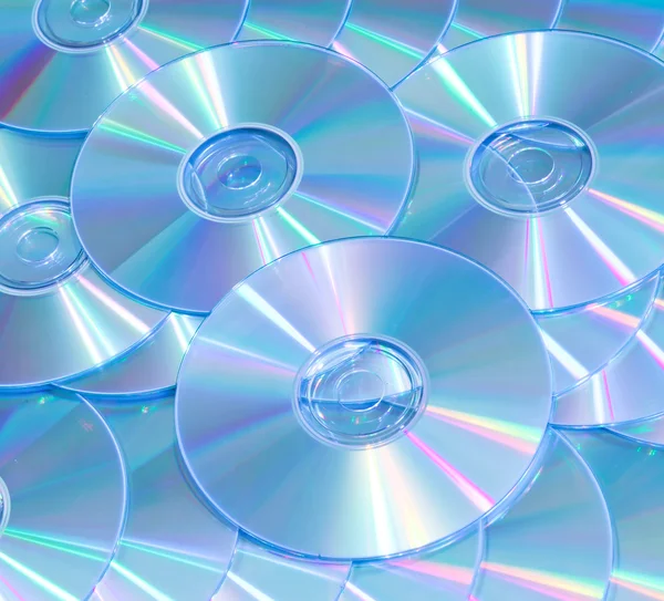 Empty compact discs — Stock Photo, Image