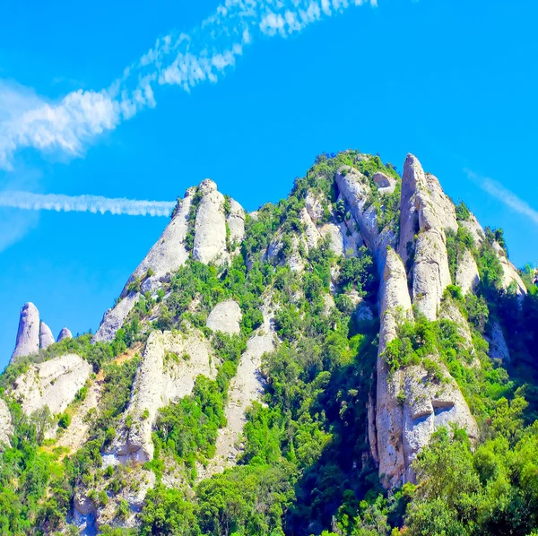ภูเขามอนต์เซอร์รัต — ภาพถ่ายสต็อก