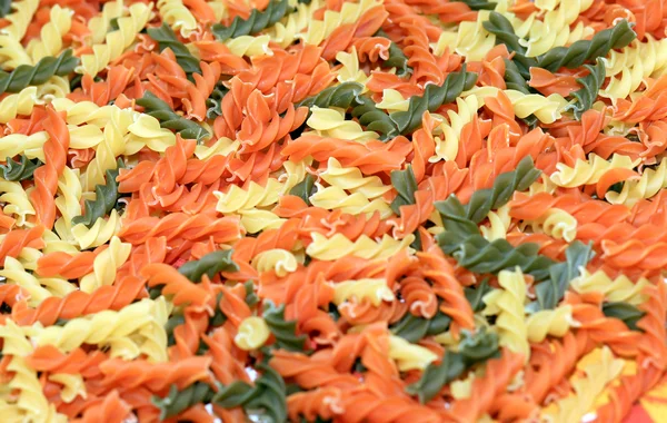 Colorful pasta macaroni background — Stock Photo, Image