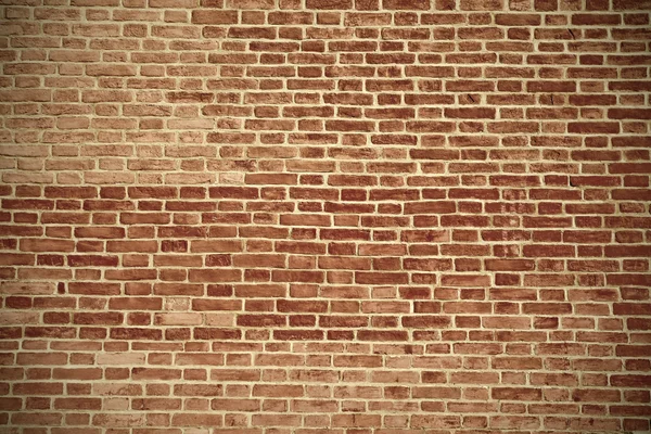 Плоска червона цегляна стіна — стокове фото