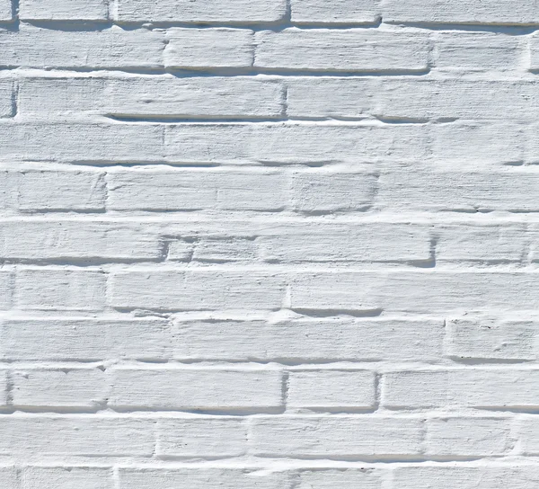 Bílá cihlová stěna textura — Stock fotografie