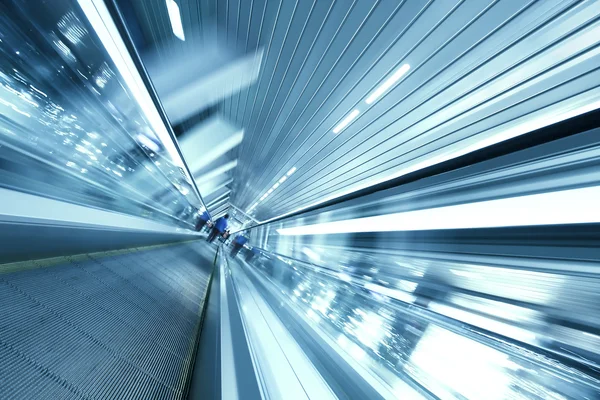Concept of time fading like as moving escalator — Stock Photo, Image