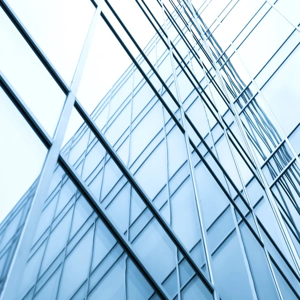 Perspectief wand van glas modern gebouw — Stockfoto