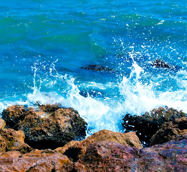 Úvodní tyrkysové vlny — Stock fotografie