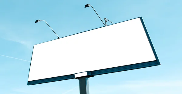 Величезний рекламний щит з чистим простором — стокове фото