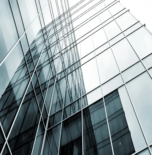 Blok s nemovitostmi skla mrakodrap perspektivní zobrazení — Stock fotografie