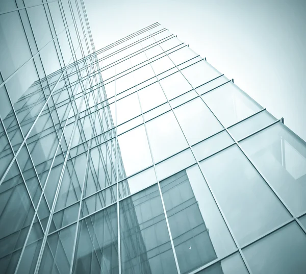 Futuristische blok appartementen van glas — Stockfoto