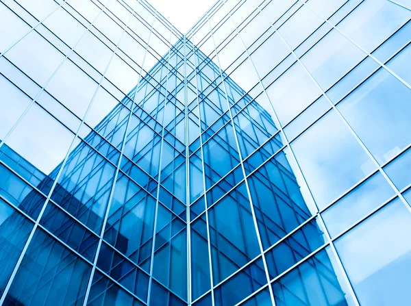 Transparant glazen wand van kantoorgebouw — Stockfoto