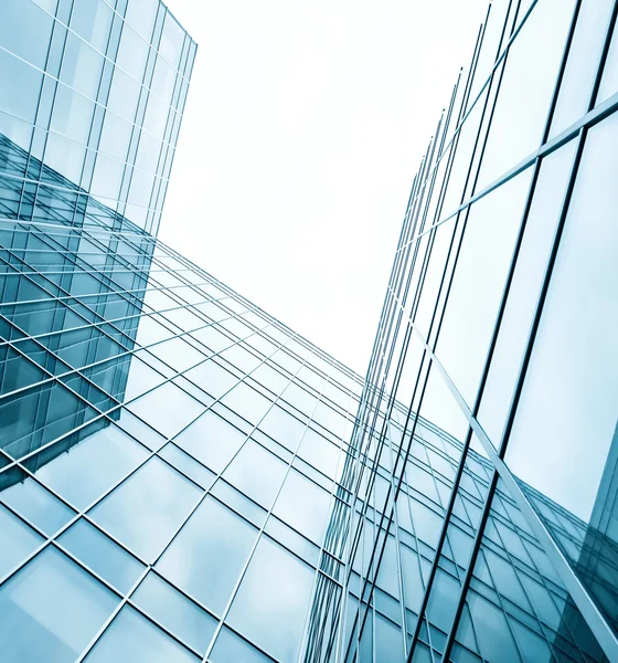 Contemporary design of glass skyscrapers, business background — Stock Photo, Image