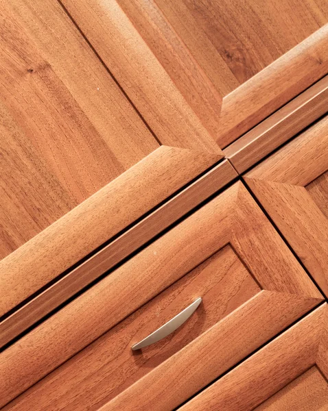 Dřevěný nábytek detail — Stock fotografie