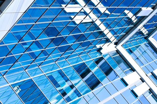 Design contemporain de gratte-ciel en verre, fond d'entreprise — Photo