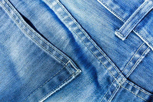 Mavi jeans doku — Stok fotoğraf