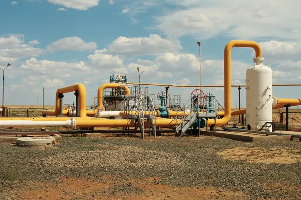 Gas pipeline. — Stock Photo, Image