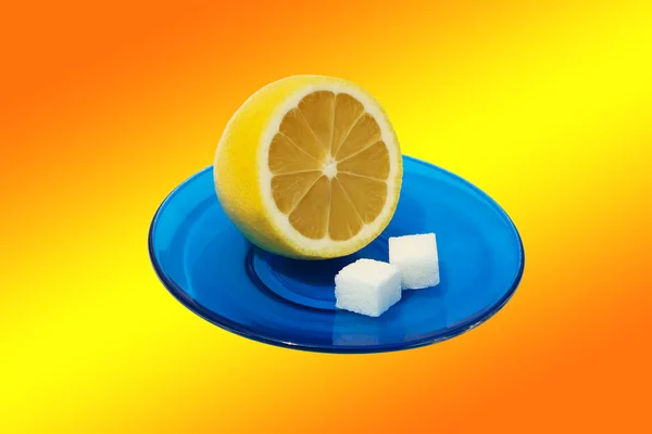 Limone e zucchero . — Foto Stock