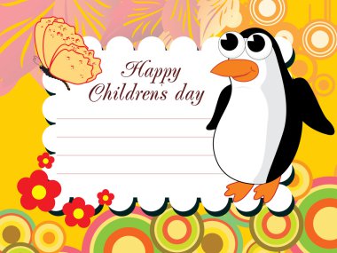 vector for happy children's day celebration clipart