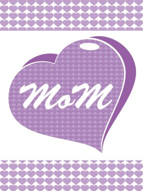 mother day celebration greeting card clipart