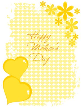 mother day celebration greeting card clipart