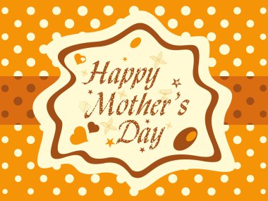 mother day celebration greeting card clipart