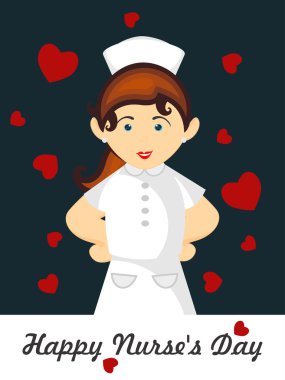 happy nurse's day background clipart