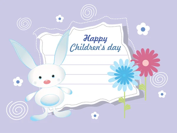 Vetor para a celebração feliz do dia das crianças — Vetor de Stock