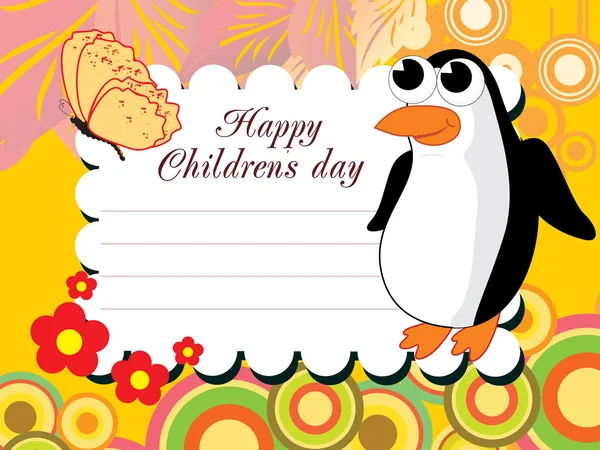 Vektor pro šťastné děti den oslav — Stockový vektor
