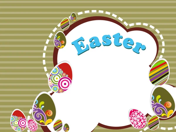Ilustracja na Wielkanoc celebracja dzień — Wektor stockowy