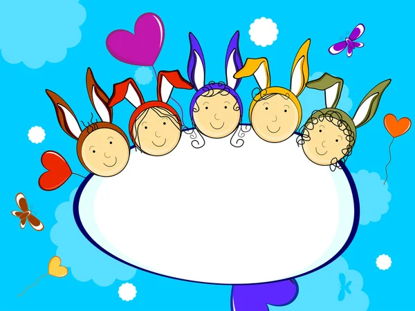 Ilustración para la celebración del día de Pascua — Vector de stock