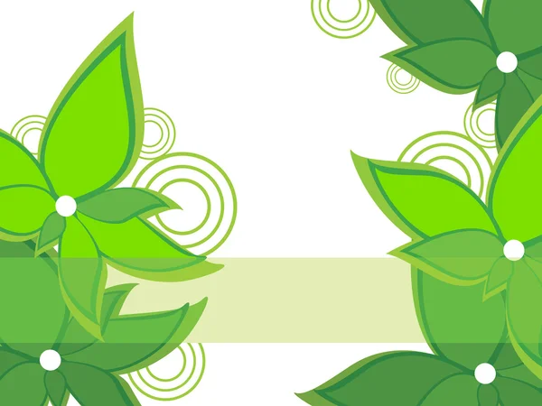 Vektor illustration för gå grönt — Stock vektor