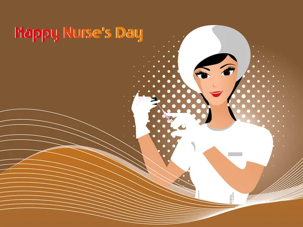 Happy nurse 's day background — стоковый вектор
