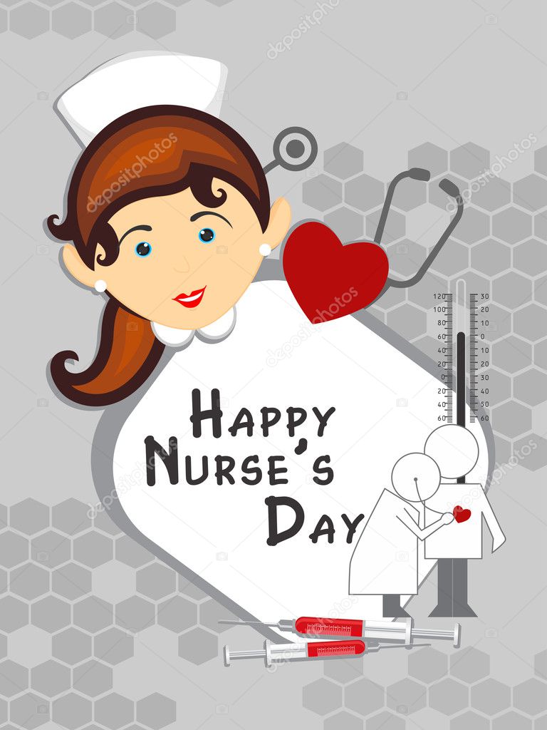 happy nurse's day background