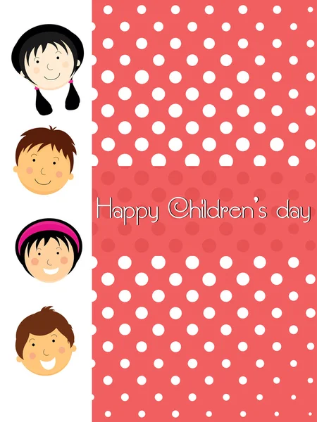Εικονογράφηση για εορτασμό ημέρα των παιδιών — Διανυσματικό Αρχείο