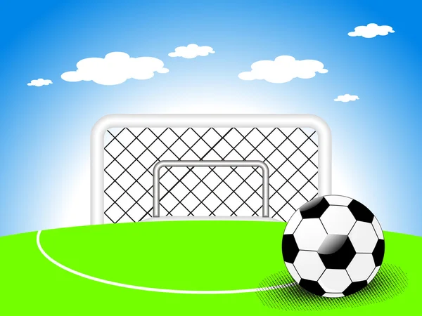Фон для футбольного матча — стоковый вектор