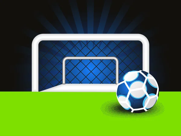 サッカーの試合概念のベクトルの背景 — ストックベクタ