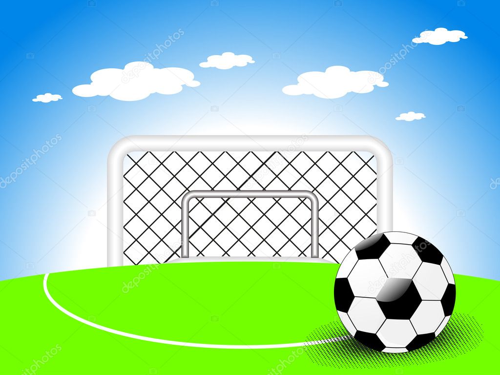 background for football match