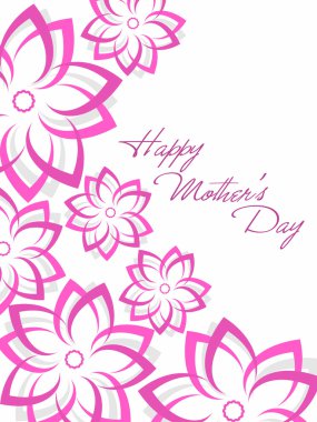 illustration for happy mother's day celebration clipart