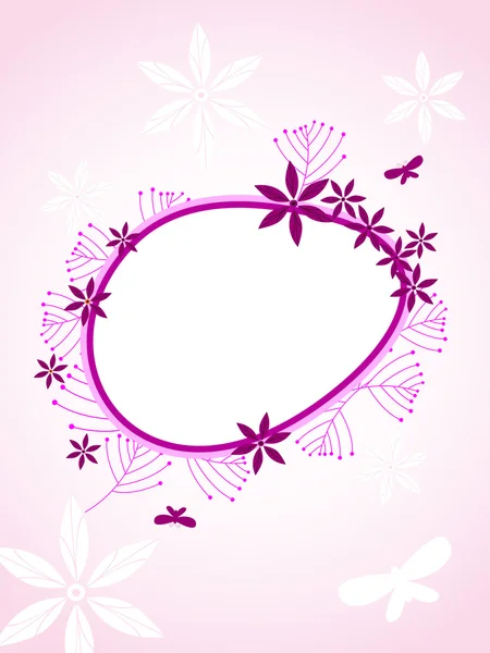 Background with decorated frame — 图库矢量图片