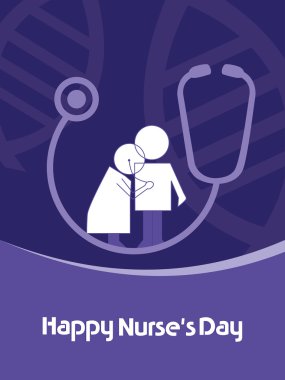 illustration for happy nurse's day clipart