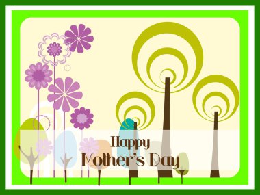 illustration for happy mother's day celebration clipart