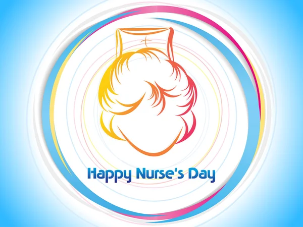 Ілюстрація до дня щасливої медсестри — стоковий вектор